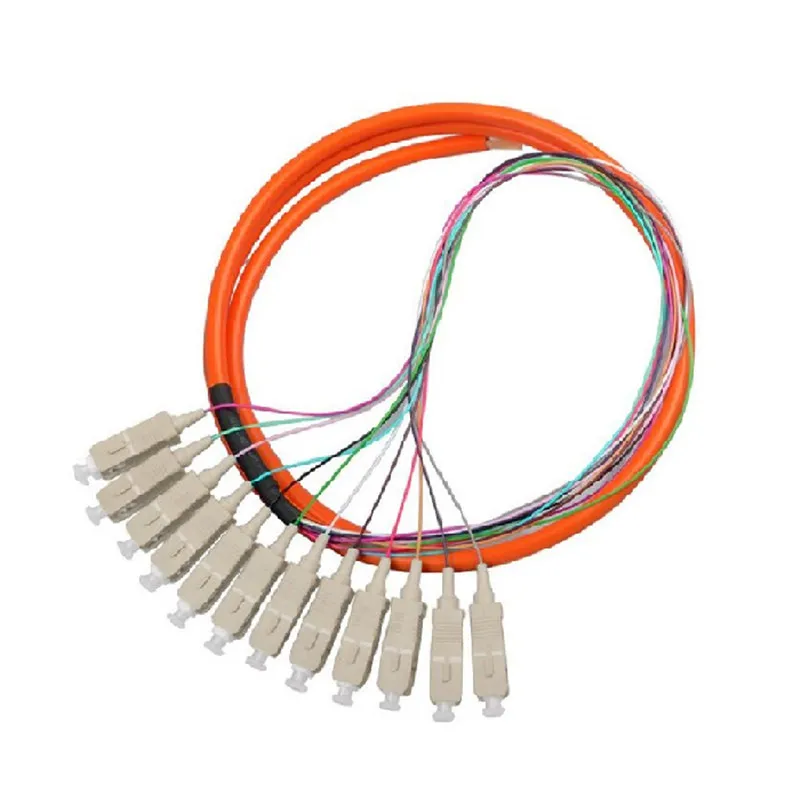 12 Fibers SC/UPC Multimode Bunchy Fiber Optic Pigtail