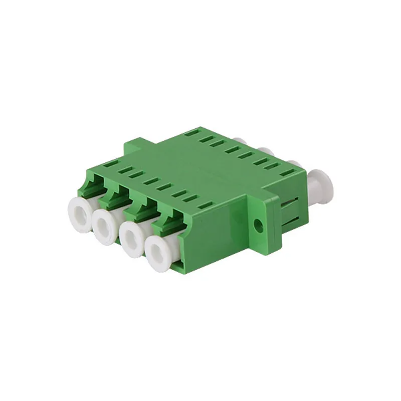 LC/APC Singlemode Quad Fiber Optic Adapter