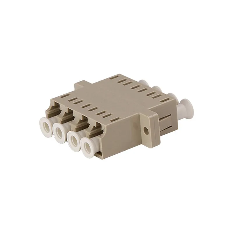 LC/UPC Multimode Quad Fiber Optic Adapter