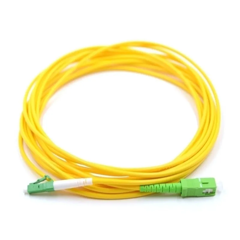 SC/APC-LC/APC Singlemode Simplex Fiber Optic Patch Cord