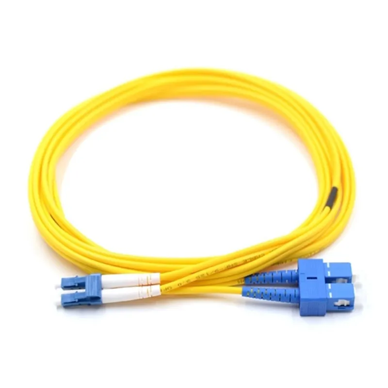 SC/UPC-LC/UPC Singlemode Duplex Fiber Optic Patch Cord